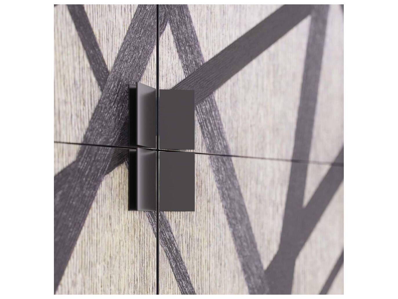 Arteriors Home Trescott Affogato Ebony Black Oak Wood Accent Chest