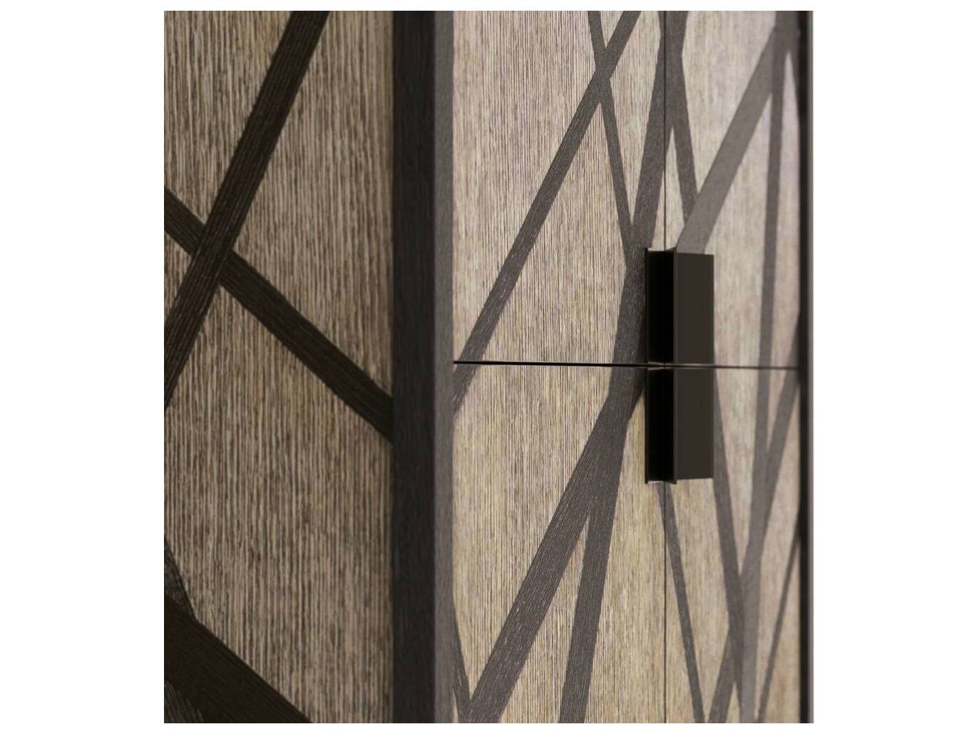 Arteriors Home Trescott Affogato Ebony Black Oak Wood Accent Chest