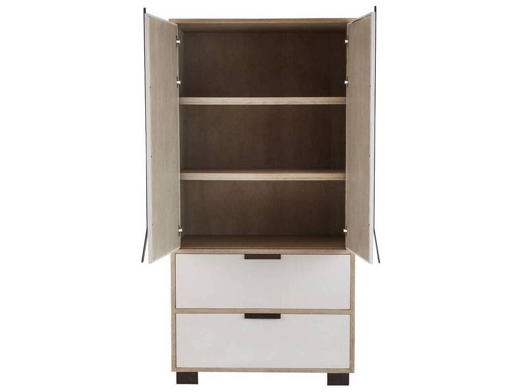 Arteriors Home Dorsey Beige Smoke Oak Wood Accent Chest