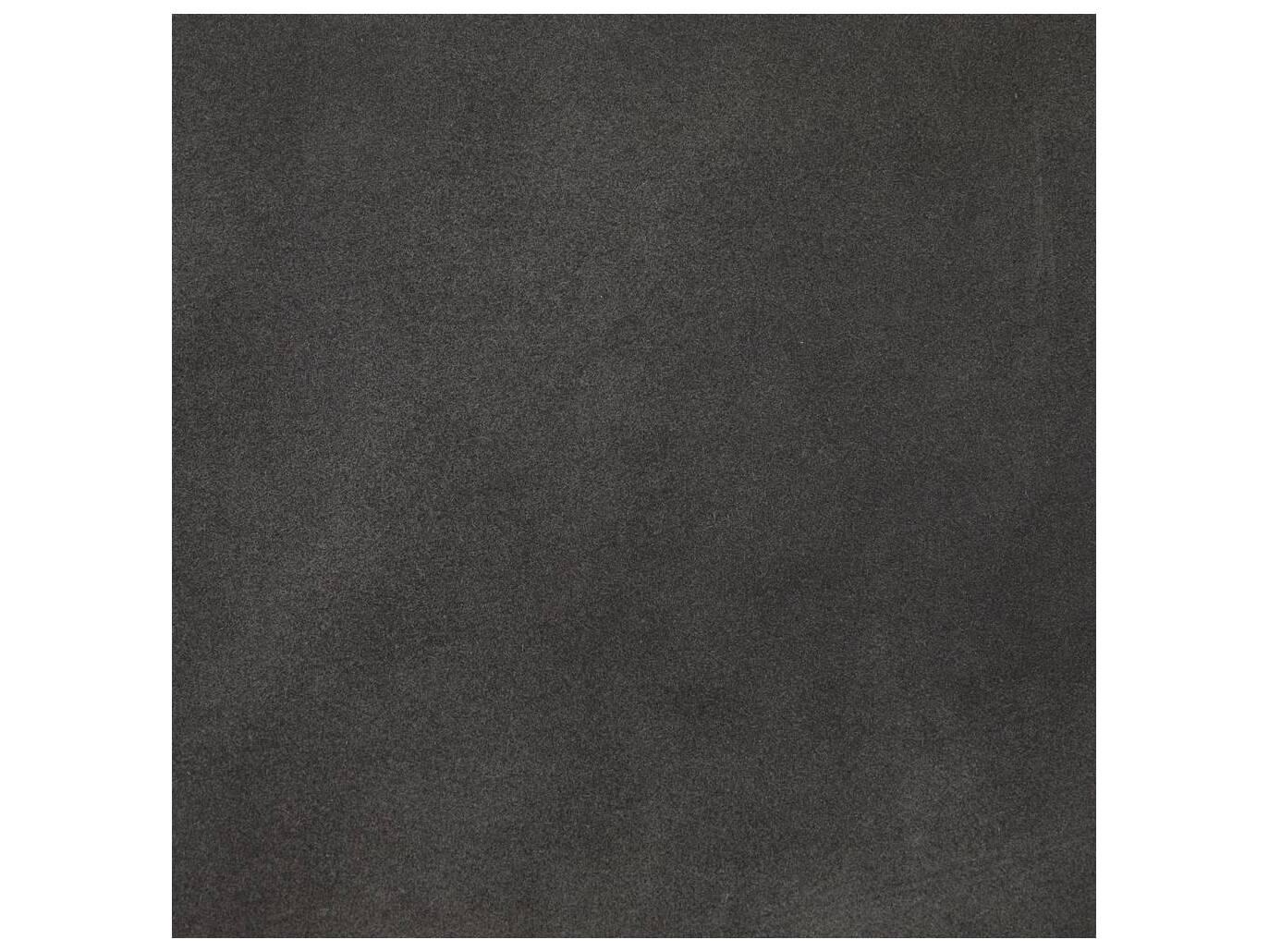 Arteriors Home Slate Grey Antique Brass Suede Upholstered Duvall Ottoman