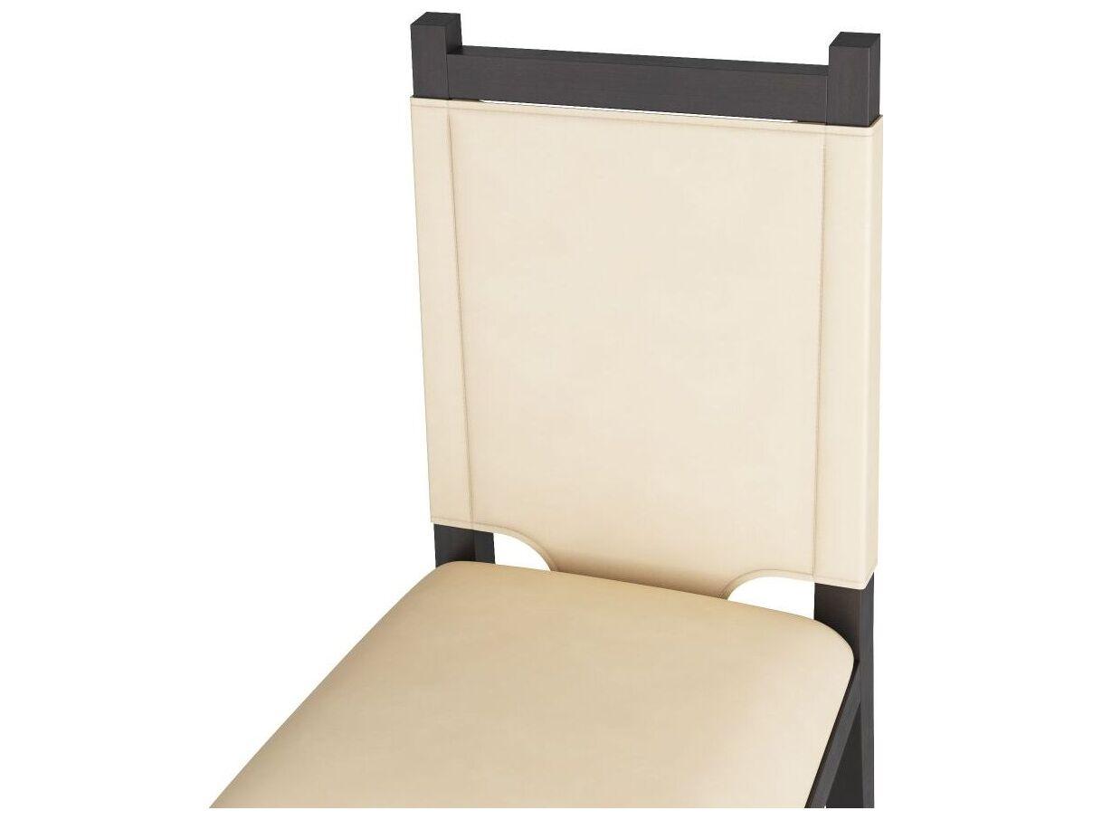 Arteriors Home Burdock Beech Wood Beige Upholstered Armless Dining Chair