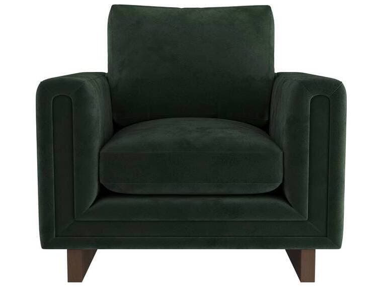 Arteriors Home Green Velvet Accent Chair Lovell