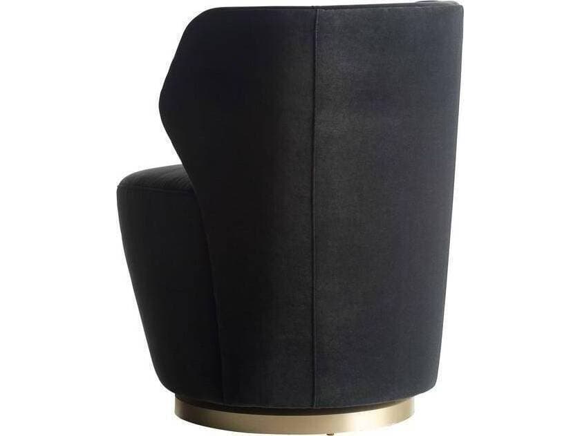 Arteriors Home Poppy Swivel Gray Accent Chair