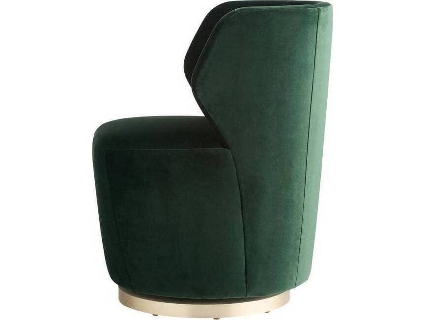 Arteriors Home Poppy Swivel Green Accent Chair