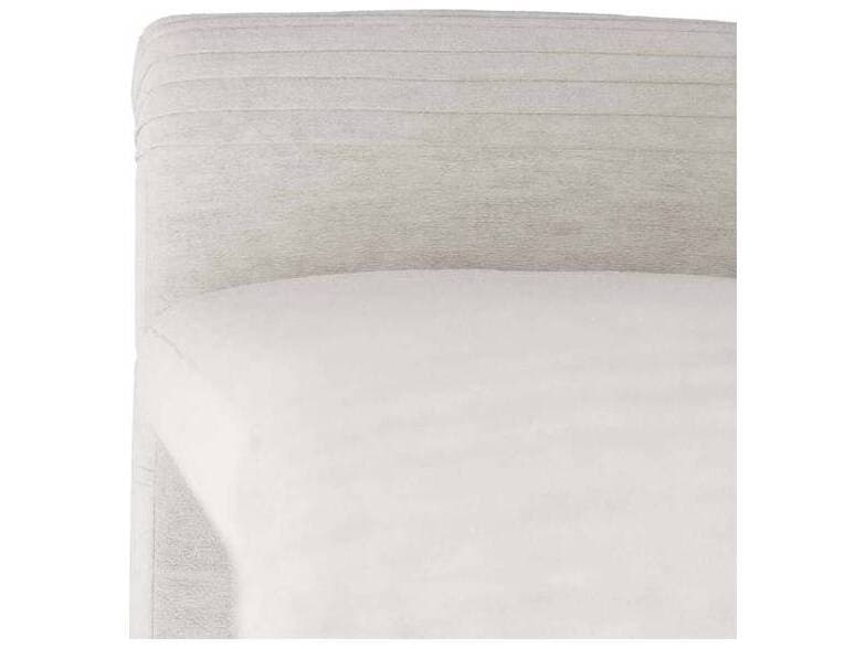 Arteriors Home Polar Grey Ash White Upholstered Weaver Chaise