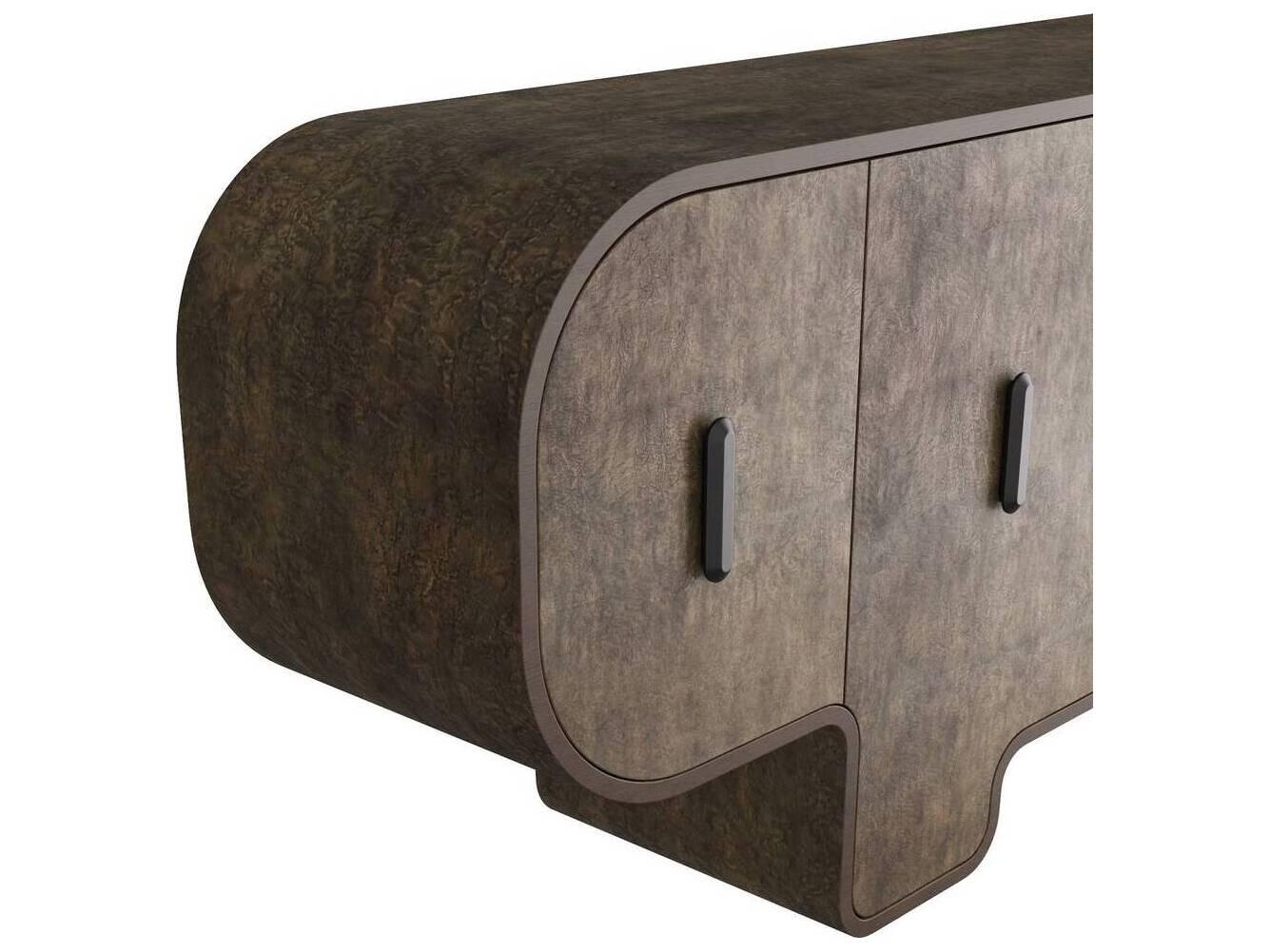 Arteriors Home 72" Maple Wood Tortoise Burl Bruno Sideboard