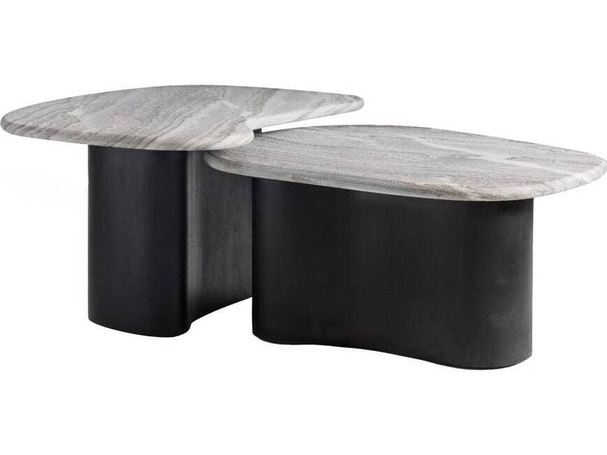 Arteriors Home Melt Marble Galaxy Ebony Coffee Table