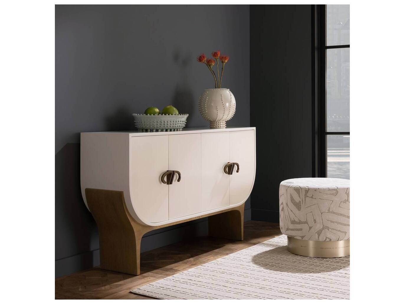 Arteriors Home Spitzy Ivory Vase