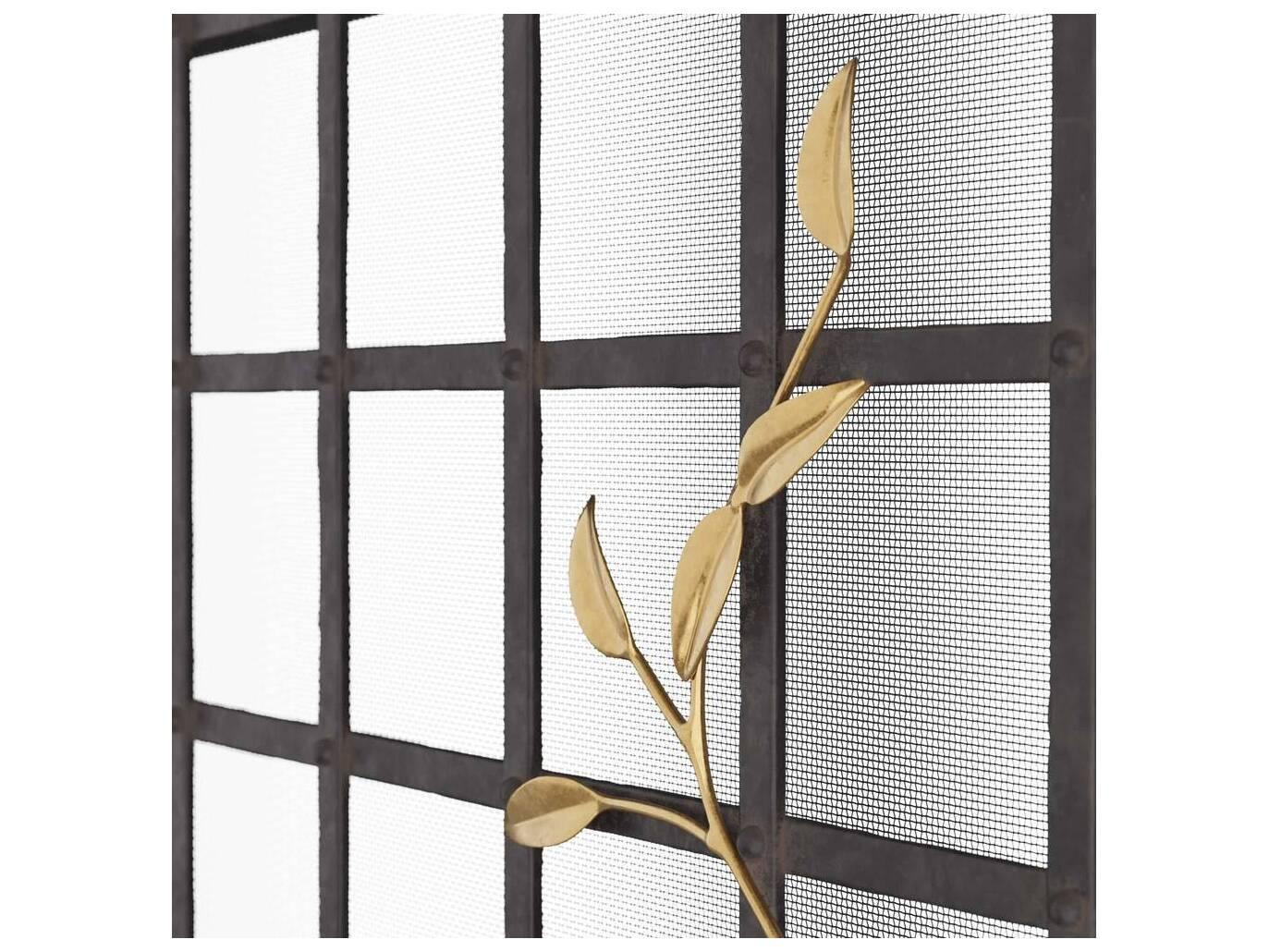 Arteriors Home Rivet Natural Iron Antique Brass Decorative Accent