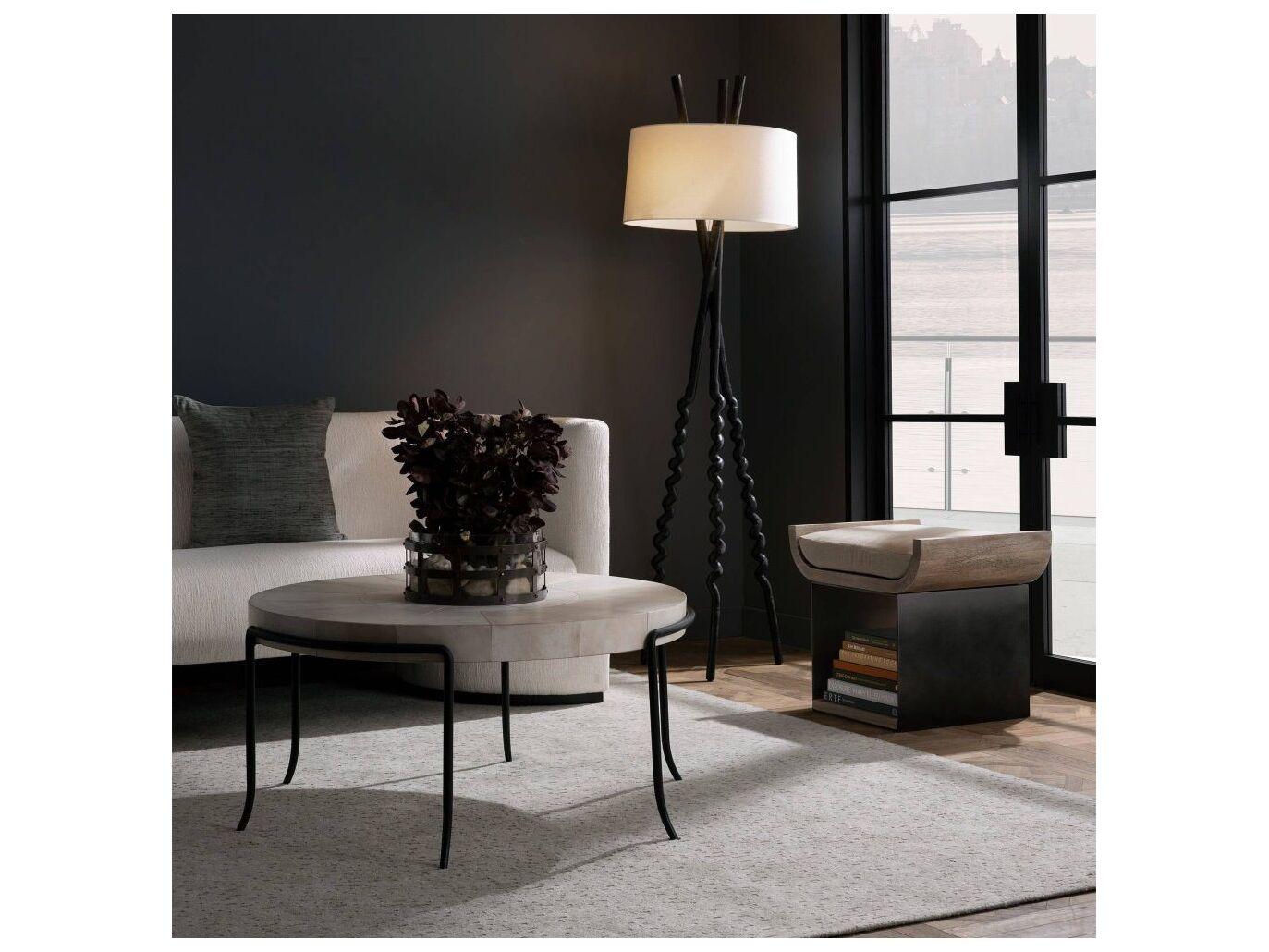 Arteriors Home Rivet Blackened Iron Clear Decorative Accent