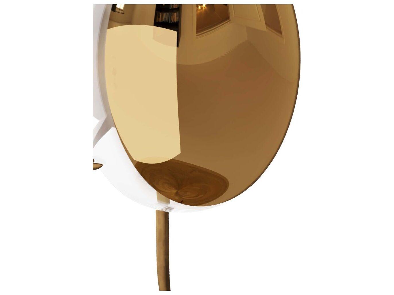 Arteriors Home Corona 1-Light Gold Ombre Antique Brass Wall Sconce