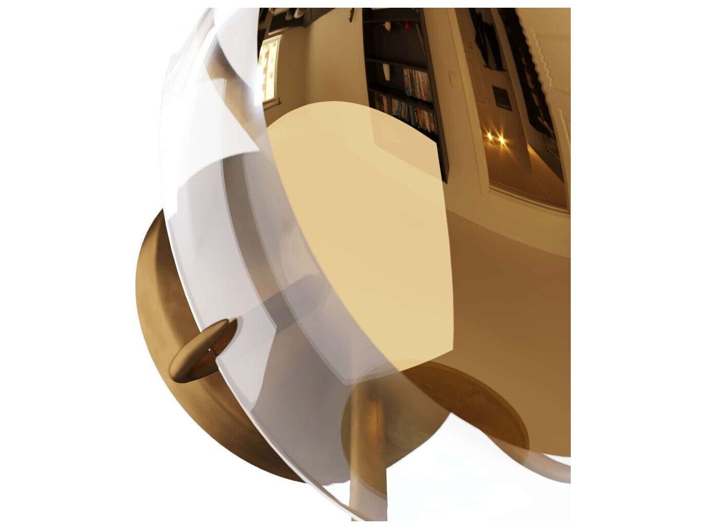 Arteriors Home Corona 1-Light Gold Ombre Antique Brass Wall Sconce