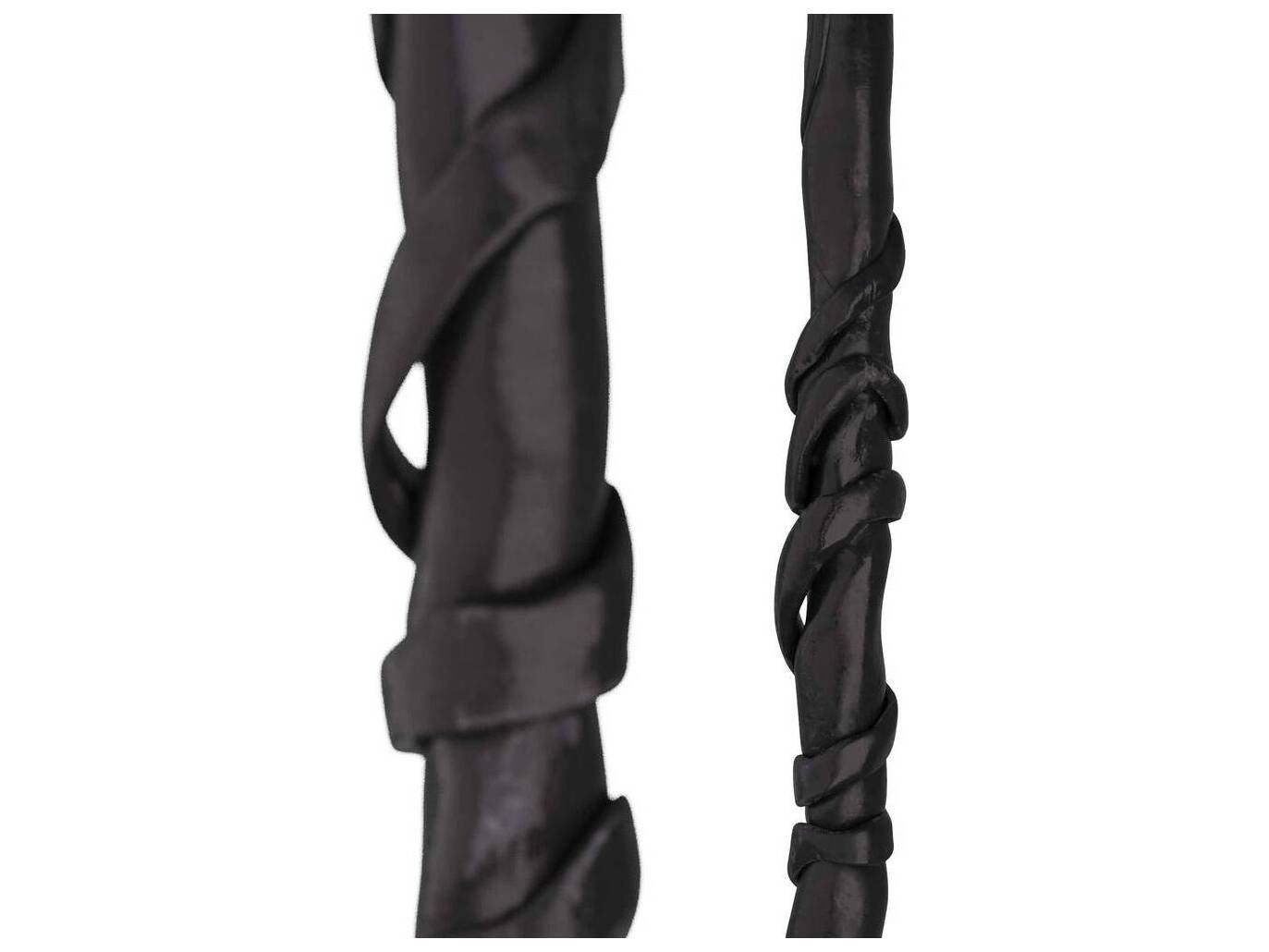 Arteriors Home Round Marble Galaxy Blackened Blackthorn End Table