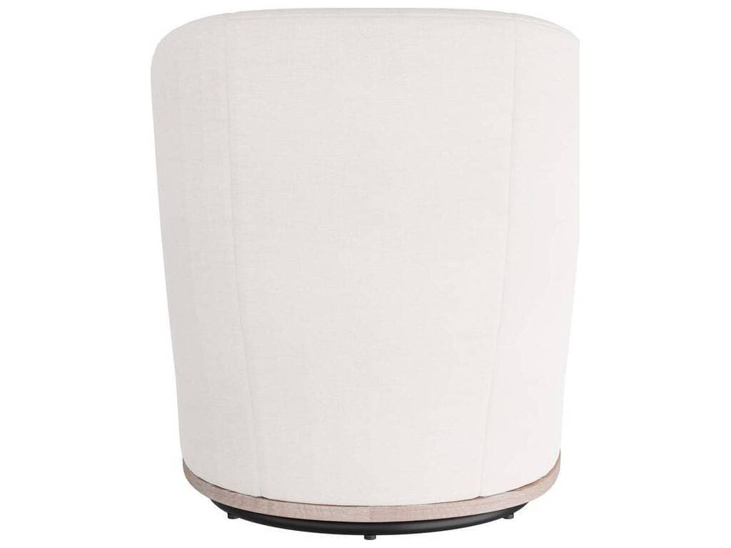 Arteriors Home Swivel White Accent Chair Reveal
