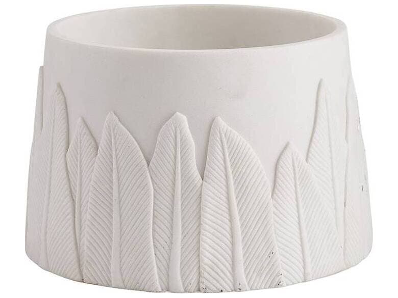 Arteriors Home Feather Ivory Vase