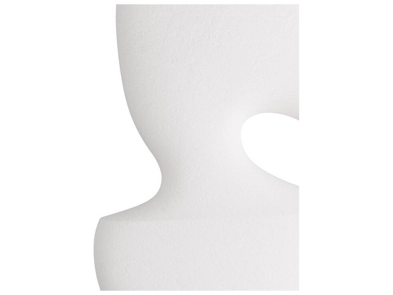 Arteriors Home Matte White Plaster Sculpture