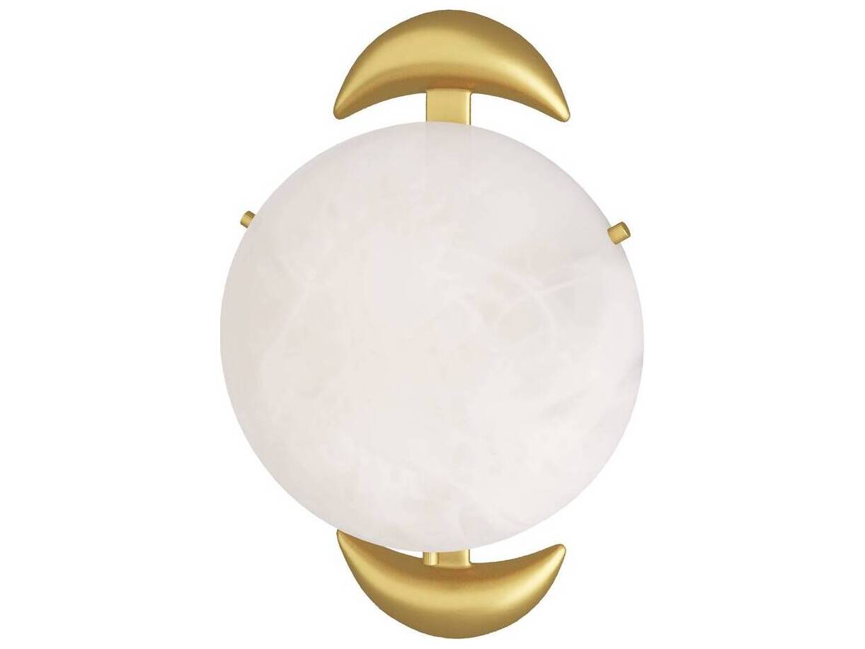 Arteriors Home Boite 1-Light Antique Brass Matte Swirl Wall Sconce