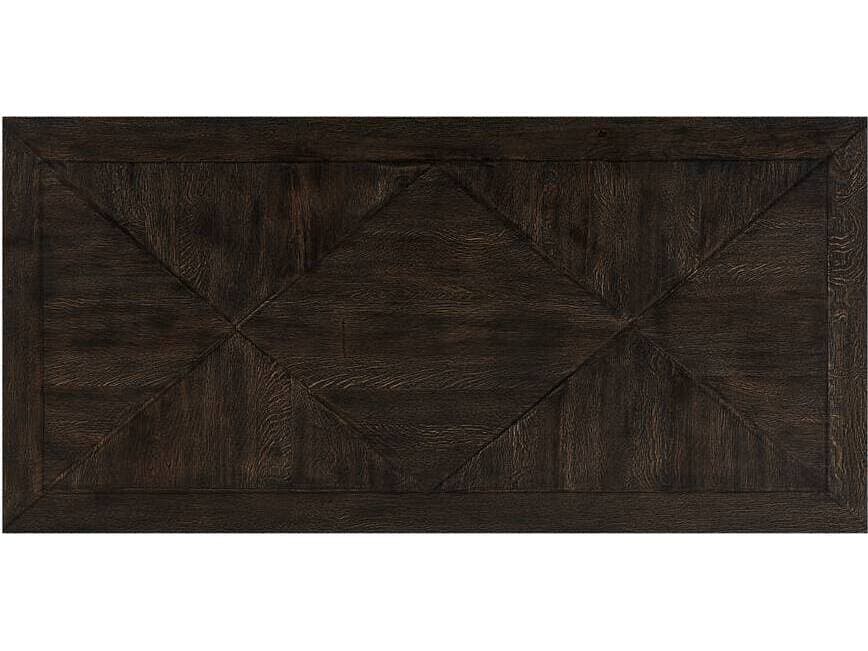 Arteriors Home Vargueno Rectangular Wood Burnt Dining Table