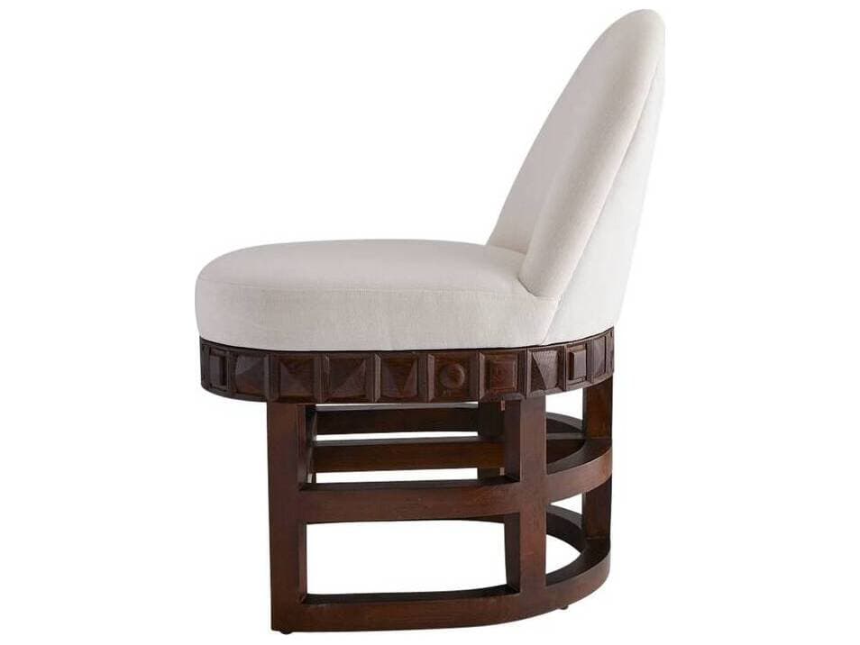 Arteriors Home Vargueno White Accent Chair