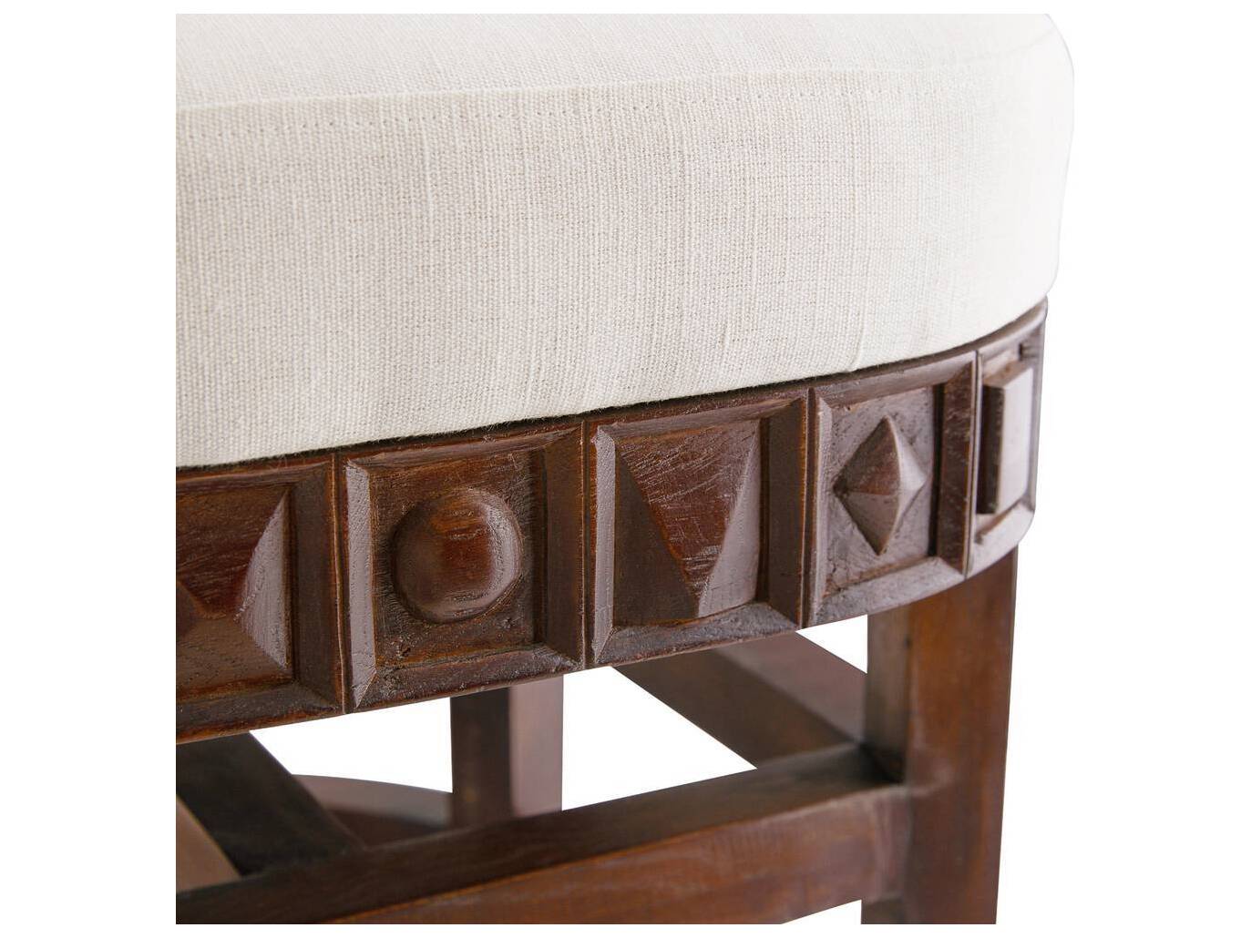 Arteriors Home Vargueno White Accent Chair