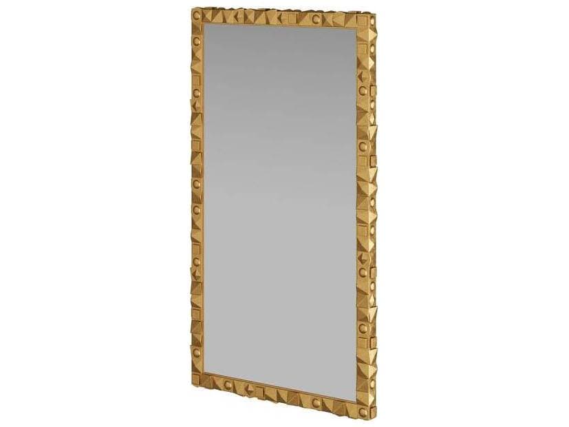 Arteriors Home Empire Antique Brass Plain Floor Mirror Rectangular