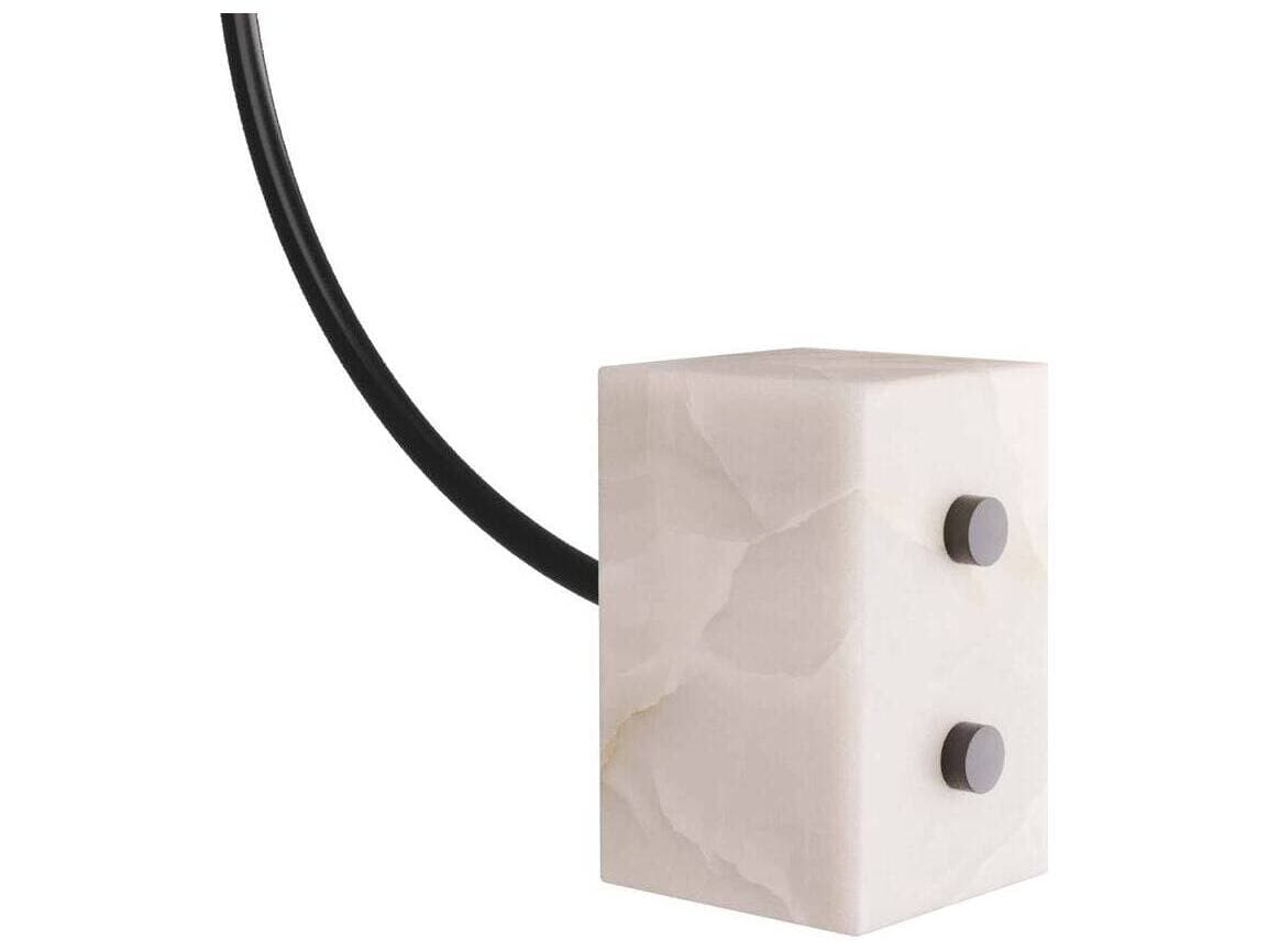 Arteriors Home Weslan English Bronze White Table Lamp