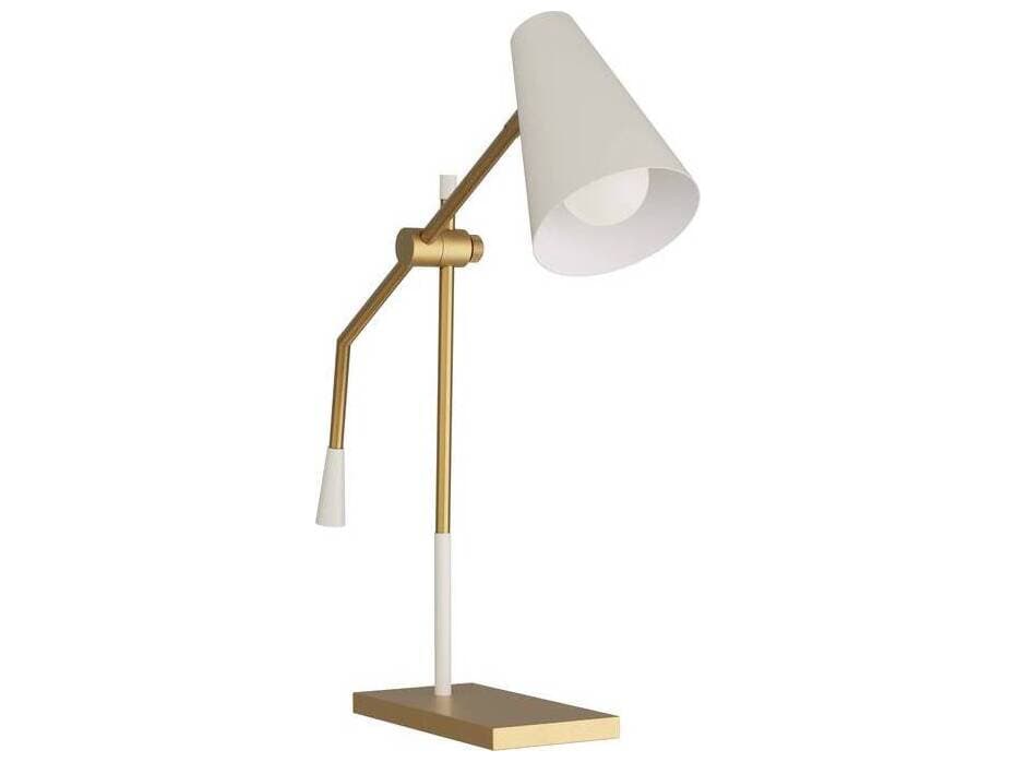 Arteriors Home Wayne Antique Brass Cream Table Lamp