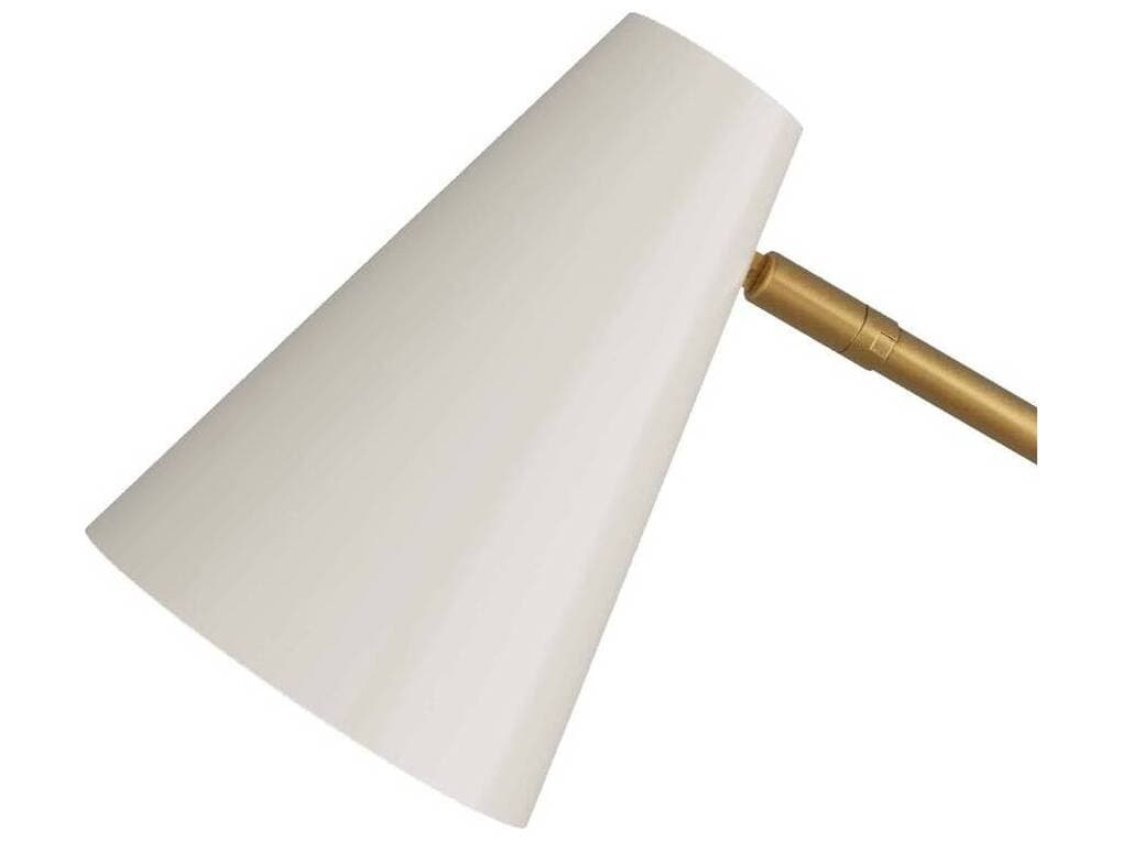 Arteriors Home Wayne Antique Brass Cream Table Lamp