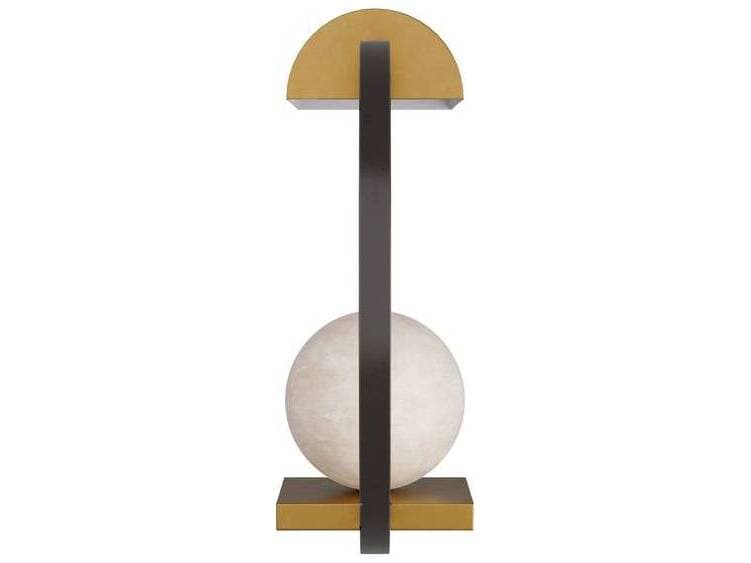 Arteriors Home Venice Antique Brass White Table Lamp