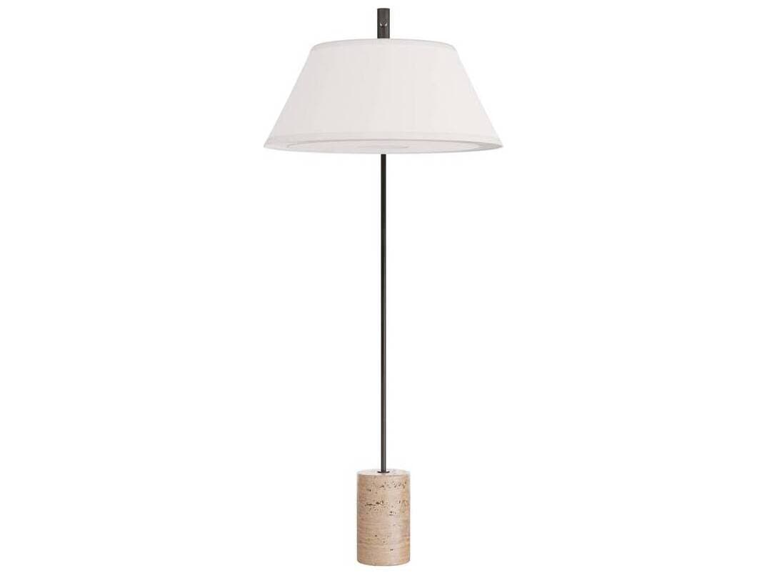 Arteriors Home Walding English Bronze Natural Floor Lamp