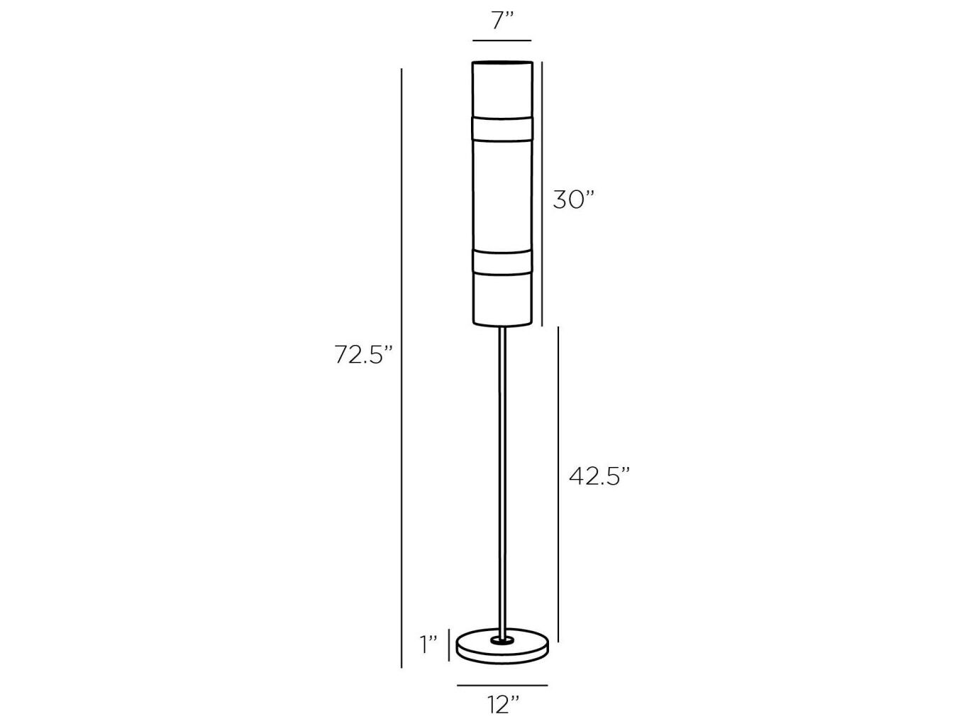 Arteriors Home Belton English Bronze Black Floor Lamp