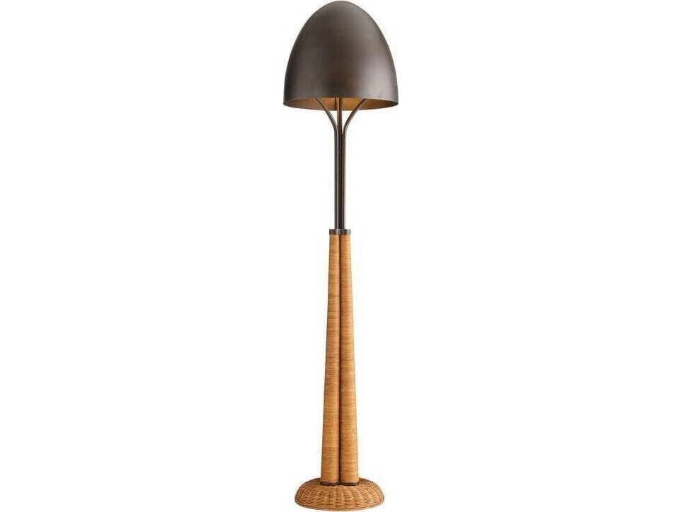 Arteriors Home Italia Arteriors Home Natural English Bronze Black Floor Lamp