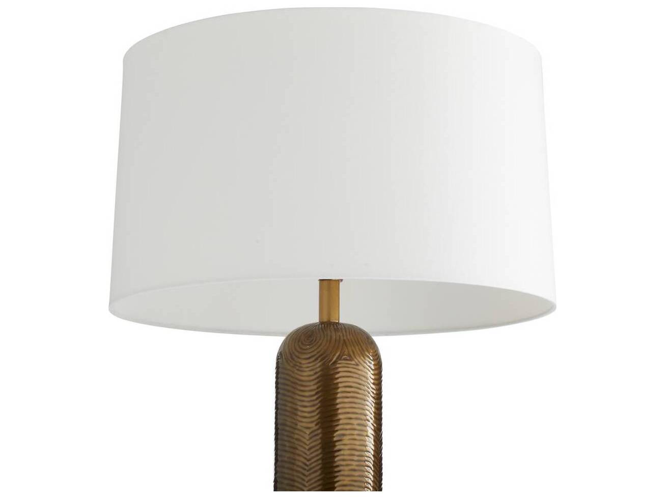 Arteriors Home Hartford Black Antique Brass Clad Floor Lamp