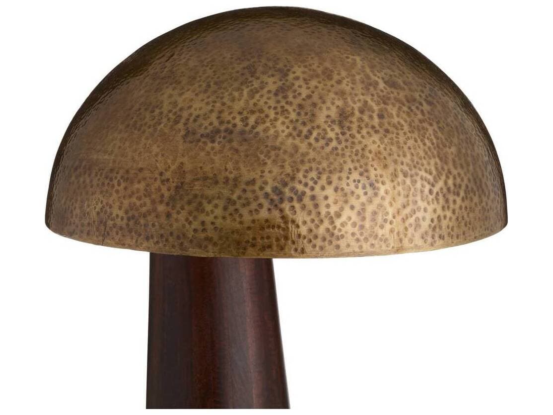 Arteriors Home Hoffman Umber Hammered Antique Brass Floor Lamp