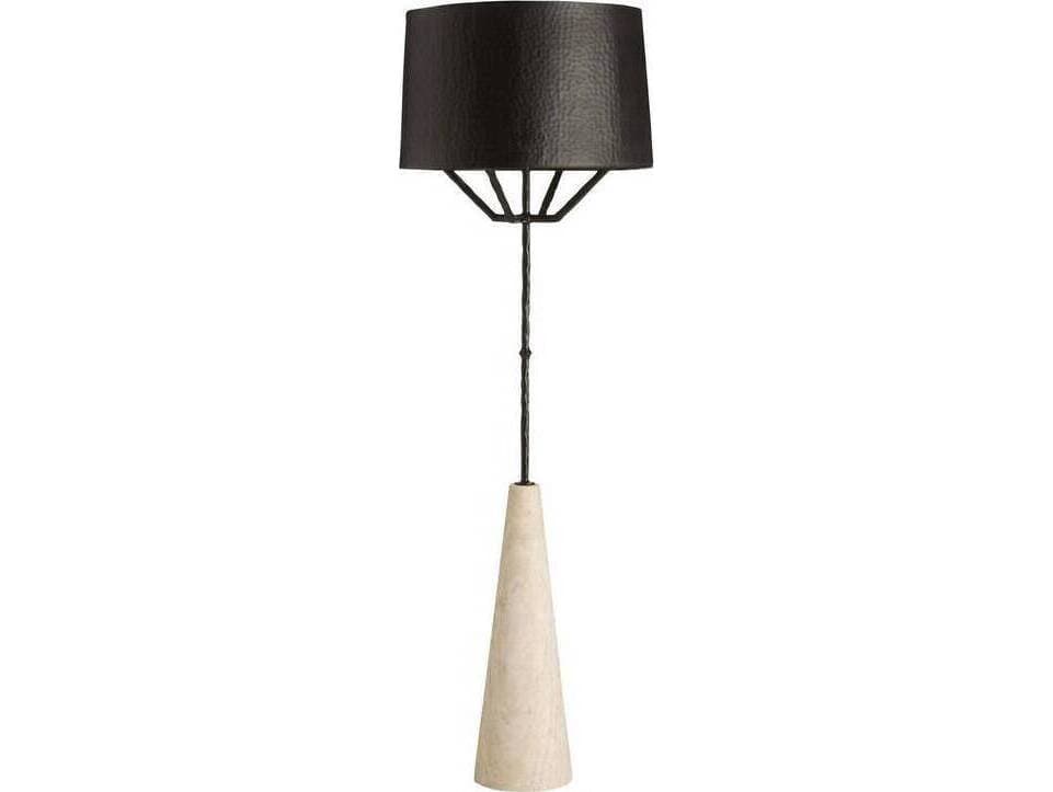 Arteriors Home Juneau Arteriors Home White Natural Iron Black Floor Lamp