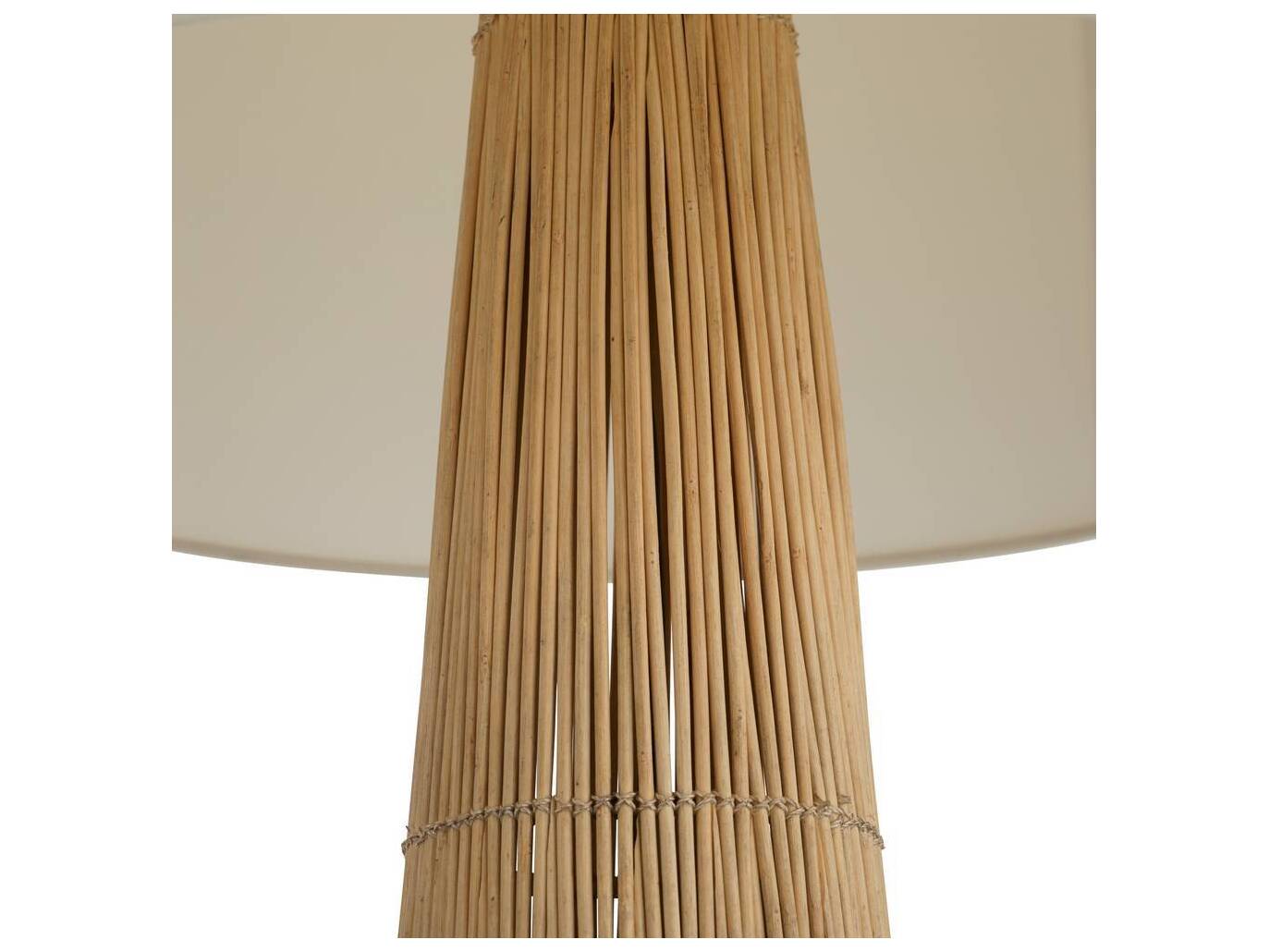 Arteriors Home Florence Black Natural Floor Lamp