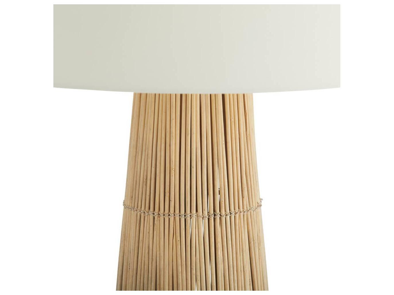 Arteriors Home Florence Black Natural Floor Lamp