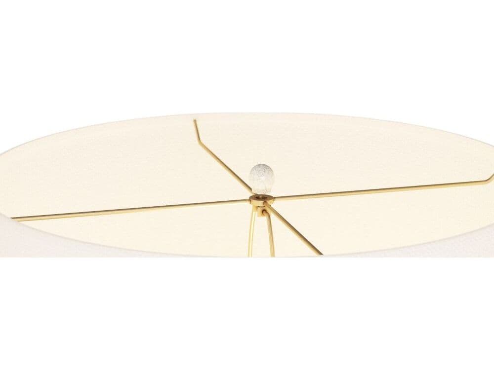 Arteriors Home Beatrix Ivory Crackle Antique Brass White Table Lamp
