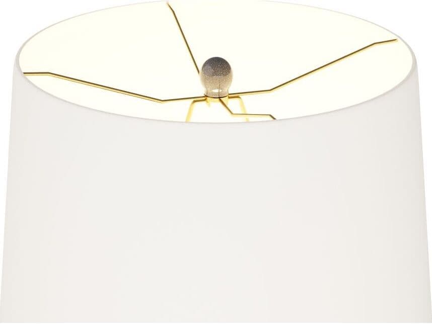 Arteriors Home Annika Ocean Reactive Antique Brass Blue Buffet Lamp