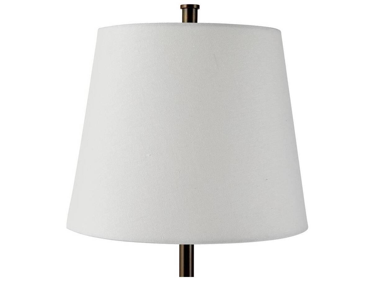 Arteriors Home Conway English Bronze White Buffet Lamp