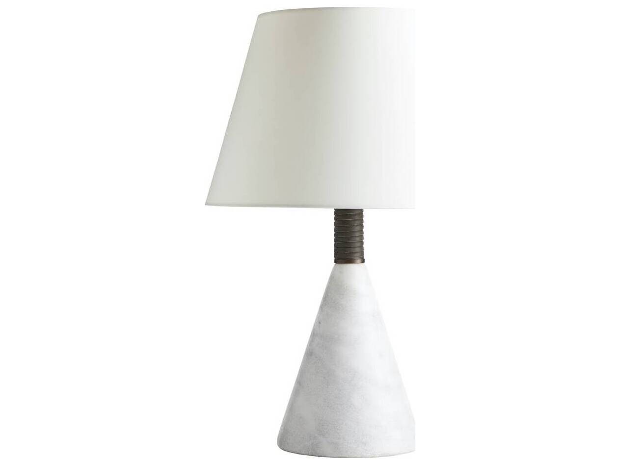 Arteriors Home Everly White Graphite Buffet Lamp