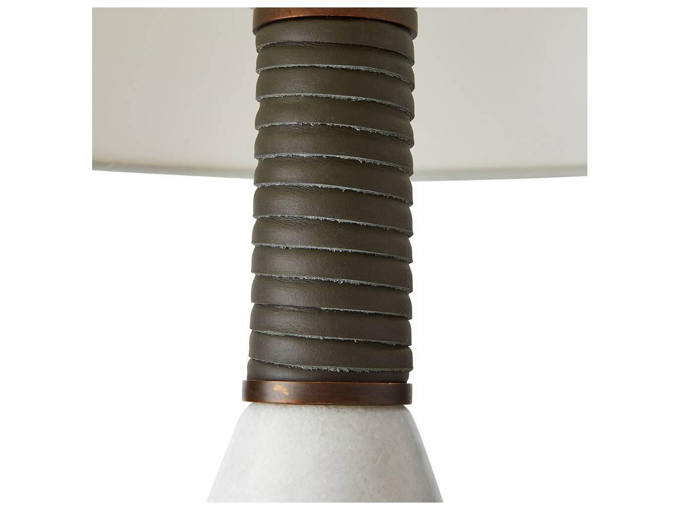 Arteriors Home Everly White Graphite Buffet Lamp