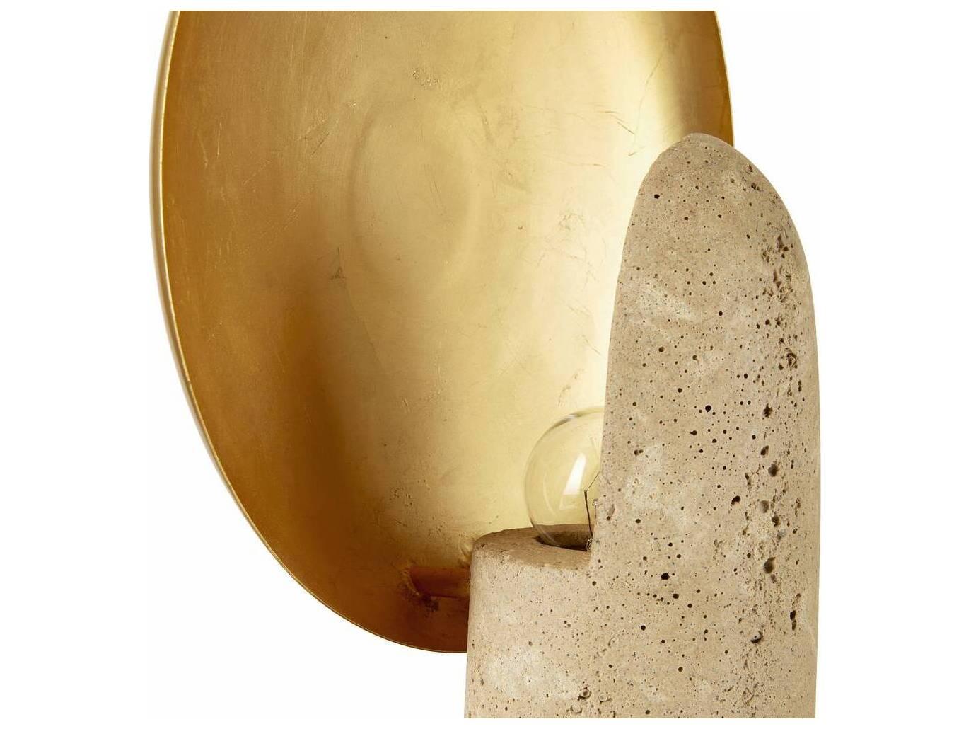 Arteriors Home Eclipse Sand Antique Brass Table Lamp