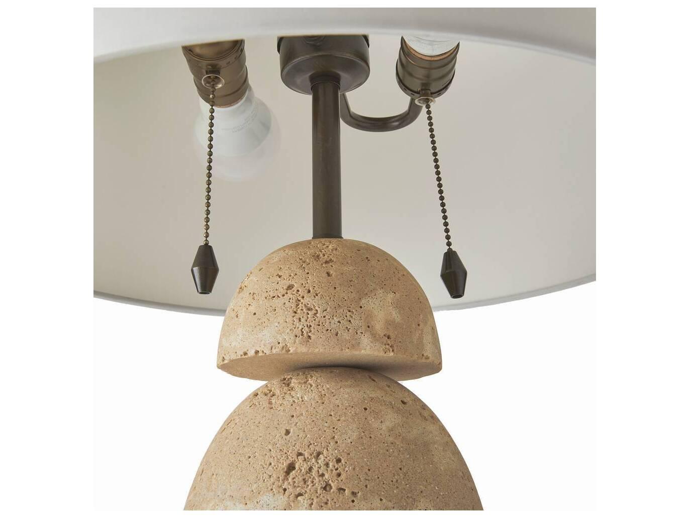 Arteriors Home Comal Sand Bronze Buffet Lamp