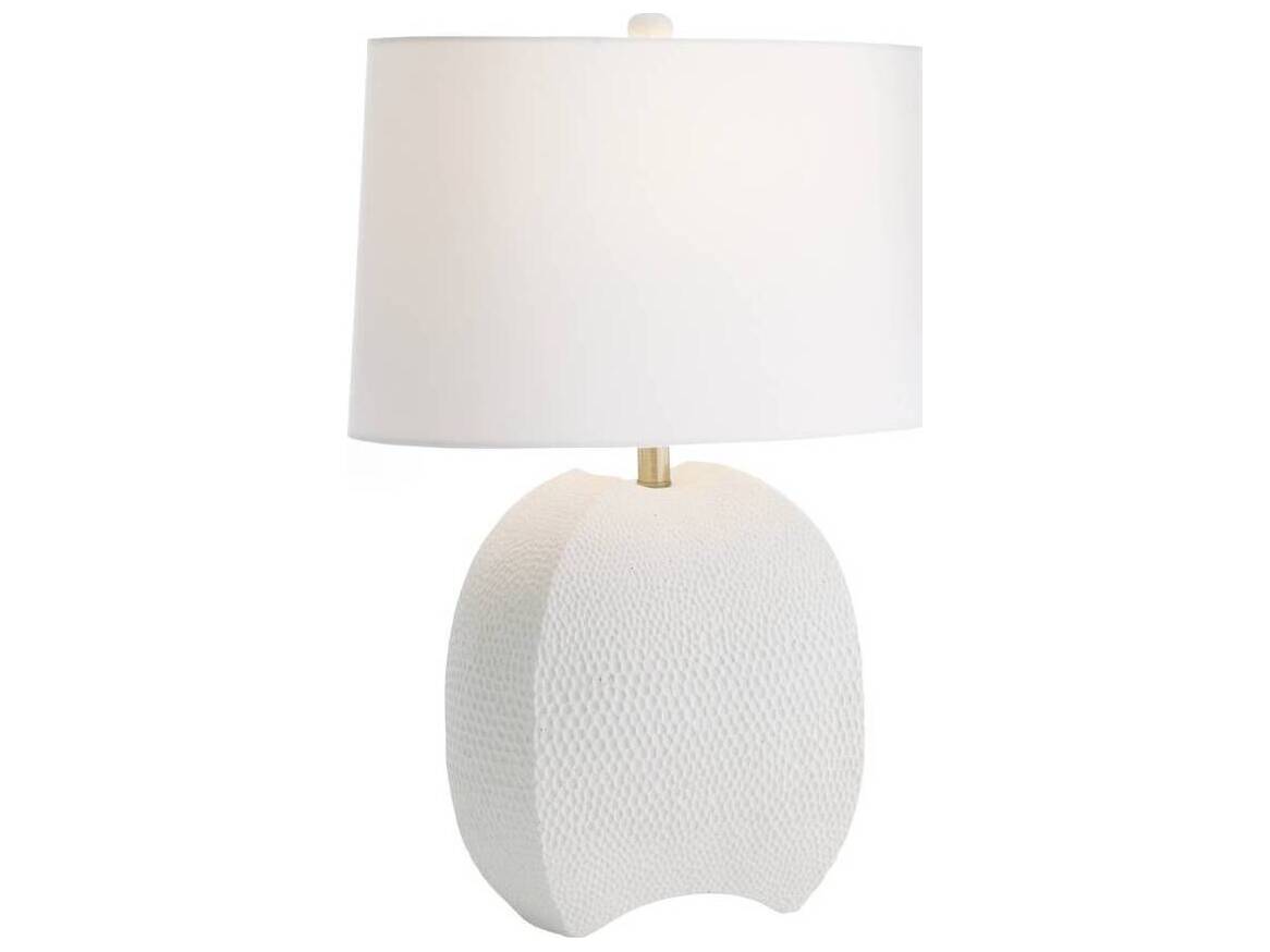 Arteriors Home Fairbanks White Antique Brass Buffet Lamp