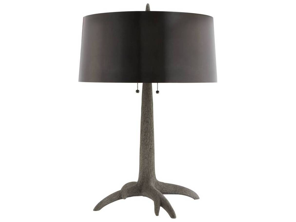Arteriors Home Haggard Graphite Bronze Black Buffet Lamp