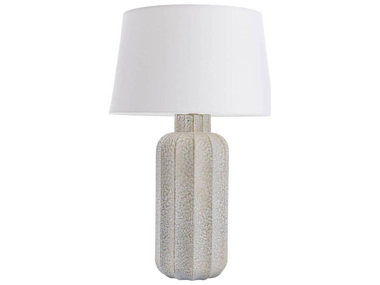 Arteriors Home Henrietta Lunar Reactive Antique Brass White Buffet Lamp