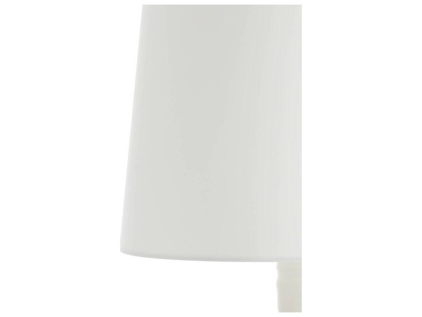 Arteriors Home Fontana White Antique Brass Buffet Lamp