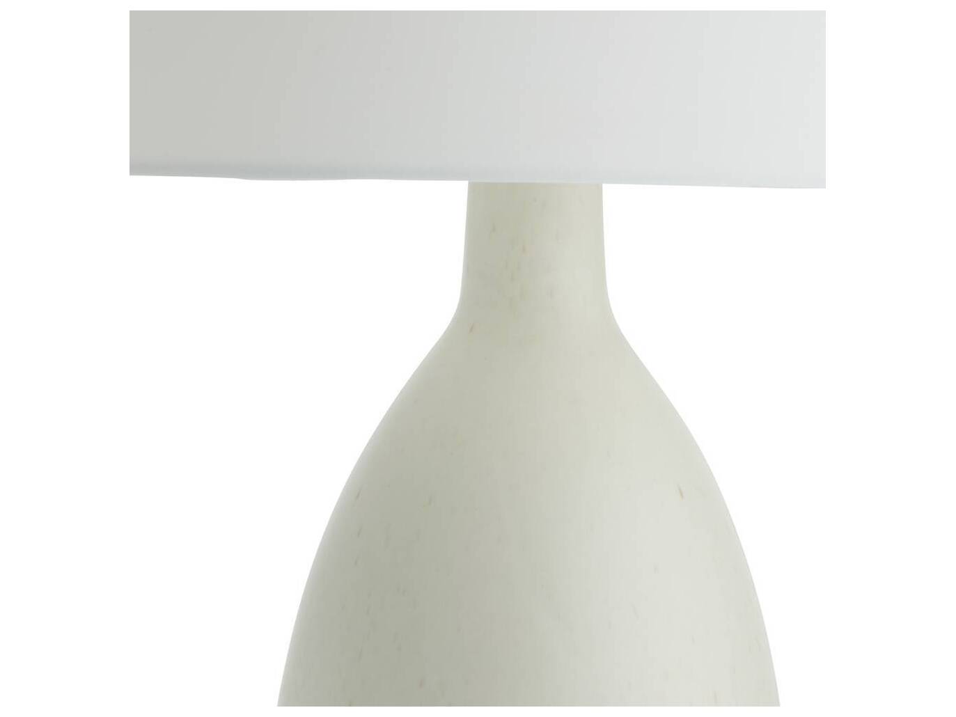 Arteriors Home Gola Quail Egg Antique Brass White Buffet Lamp