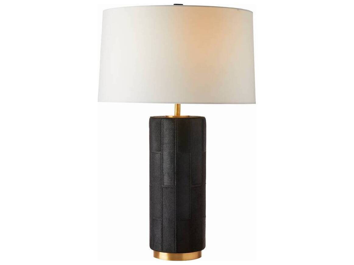 Arteriors Home Cartwright Black Antique Brass White Buffet Lamp